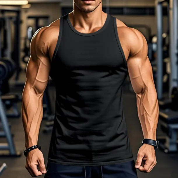 Men's Tank Top Vest Top Undershirt Sleeveless Shirt Sleeveless Crew Neck Summer Plain Fashion Designer Basic Classic Vacation Street Going out Black White Top Tee for Men