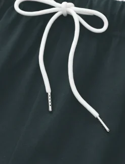 Men's Tee & Drawstring Waist Shorts 2 Pieces Outfits Short Sleeve Crewneck Summer Color Block Striped Fashion Sport Casual 2 Piece Vacation Casual Daily Wear Black Wine Green Top Tee for Men