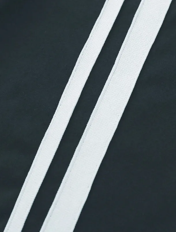 Men's Tee & Drawstring Waist Shorts 2 Pieces Outfits Short Sleeve Crewneck Summer Color Block Striped Fashion Sport Casual 2 Piece Vacation Casual Daily Wear Black Wine Green Top Tee for Men