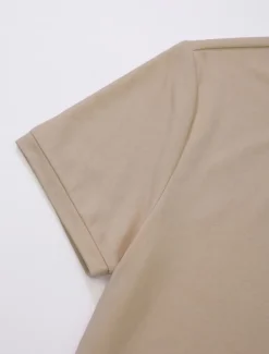 Men's Tee & Drawstring Waist Shorts 2 Pieces Outfits Short Sleeves Crewneck Summer Striped Fashion Sport Casual 2 Piece Striped Trim Vacation Daily Wear Activewear Black Pink Khaki Top Tee for Men