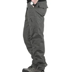 Men's Thermal Warm Ripstop Polyester Black Brown