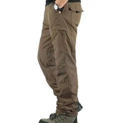 Men's Thermal Warm Ripstop Polyester Black Brown