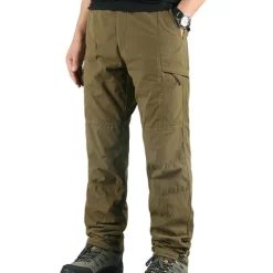 Men's Thermal Warm Ripstop Polyester Black Brown