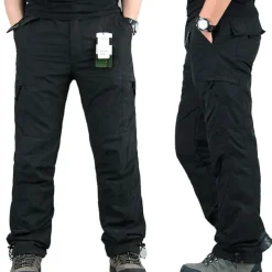 Men's Thermal Warm Ripstop Polyester Black Brown