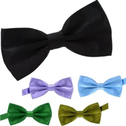 Men's Ties Bow Tie Neckties Stripes and Plaid Formal Evening Wedding Party Festival