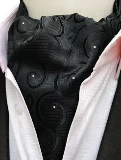 Men's Ties Cravat Ascot Mixed Color Plaid / Striped / Chevron / Round Daily Wear Festival