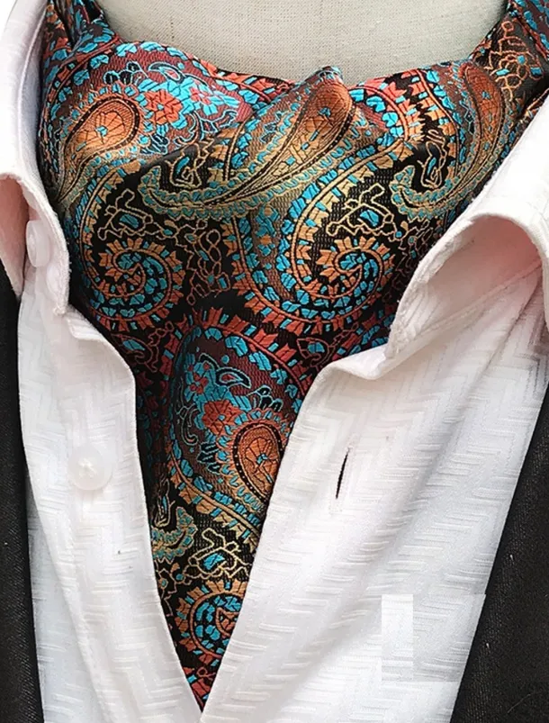 Men's Ties Cravat Ascot Mixed Color Plaid / Striped / Chevron / Round Daily Wear Festival