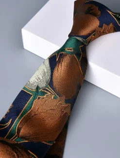Men's Ties Neckties Classic Print Print Floral Print Wedding Birthday Party