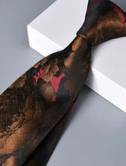 Men's Ties Neckties Classic Print Print Floral Print Wedding Birthday Party