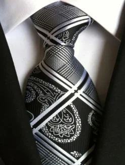 Men's Ties Neckties Work Floral Jacquard Formal Business