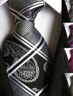 Men's Ties Neckties Work Floral Jacquard Formal Business