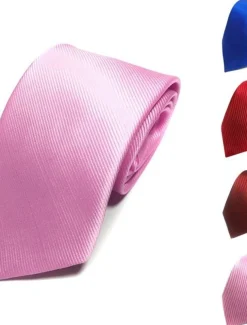 Men's Ties Neckties Work Striped Formal Business
