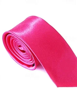Men's Ties Neckties Work Wedding Gentleman Solid Colored Formal Business