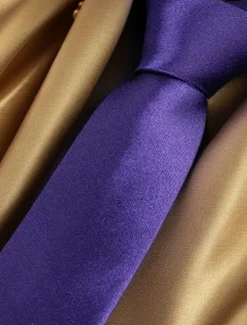 Men's Ties Office / Business Classic Solid / Plain Color Formal Evening Daily Wear Date