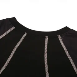 Men's Tracksuit Jogging Suit 2 Piece Casual Fall Long Sleeve Breathable Quick Dry Fitness Gym Workout Running Sportswear Activewear Color Block Black Yellow Red