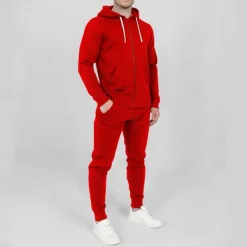 Men's Tracksuit Jogging Suit 2 Piece Full Zip Casual Fall Long Sleeve Breathable Soft Fitness Gym Workout Running Sportswear Activewear Color Block Dark Grey Black White