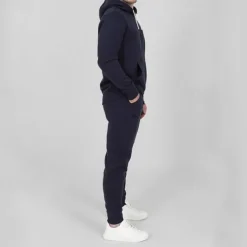 Men's Tracksuit Jogging Suit 2 Piece Full Zip Casual Fall Long Sleeve Breathable Soft Fitness Gym Workout Running Sportswear Activewear Color Block Dark Grey Black White