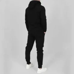 Men's Tracksuit Jogging Suit 2 Piece Full Zip Casual Fall Long Sleeve Breathable Soft Fitness Gym Workout Running Sportswear Activewear Color Block Dark Grey Black White