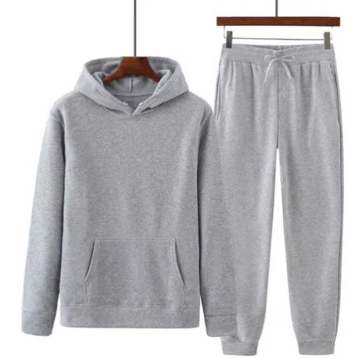 Men's Tracksuit Sweatsuit Jogging Suits Wine Red Black White Yellow Pink Hooded Plain Drawstring 2 Piece Sports & Outdoor Sports Streetwear Streetwear Casual Big and Tall Fall & Winter Clothing