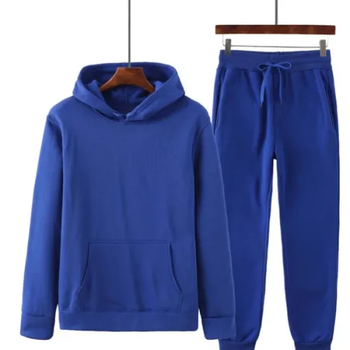 Men's Tracksuit Sweatsuit Jogging Suits Wine Red Black White Yellow Pink Hooded Plain Drawstring 2 Piece Sports & Outdoor Sports Streetwear Streetwear Casual Big and Tall Fall & Winter Clothing