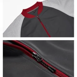 Men's Tracksuit Sweatsuit Full Zip Sweatshirt Black Army Green Standing Collar Color Block Patchwork 2 Piece Sports & Outdoor Daily Holiday Streetwear Basic Casual Spring & Fall Clothing Apparel