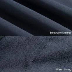 men's trekking trousers padded soft shell trousers hiking trousers functional trousers quick-drying trousers men leisure trousers outdoor trousers stretch work trousers-blue-4xl