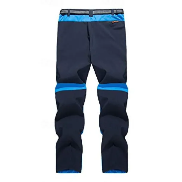 men's trekking trousers padded soft shell trousers hiking trousers functional trousers quick-drying trousers men leisure trousers outdoor trousers stretch work trousers-blue-4xl