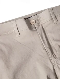 Men's Trousers Chinos Casual Pants Buttons Pocket Plain Comfort Formal Party Work Fashion Classic Style ArmyGreen Black Micro-elastic