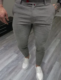 Men's Trousers Chinos Chino Pants Pocket Plain Comfort Breathable Outdoor Daily Going out Fashion Casual White Royal Blue