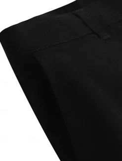 Men's Trousers Chinos Chino Pants Buttons Front Pocket Plain Comfort Business Daily Holiday Fashion Chic & Modern Black White Micro-elastic