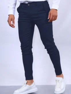 Men's Trousers Chinos Chino Pants Pocket Plain Comfort Breathable Outdoor Daily Going out Fashion Streetwear Black Orange