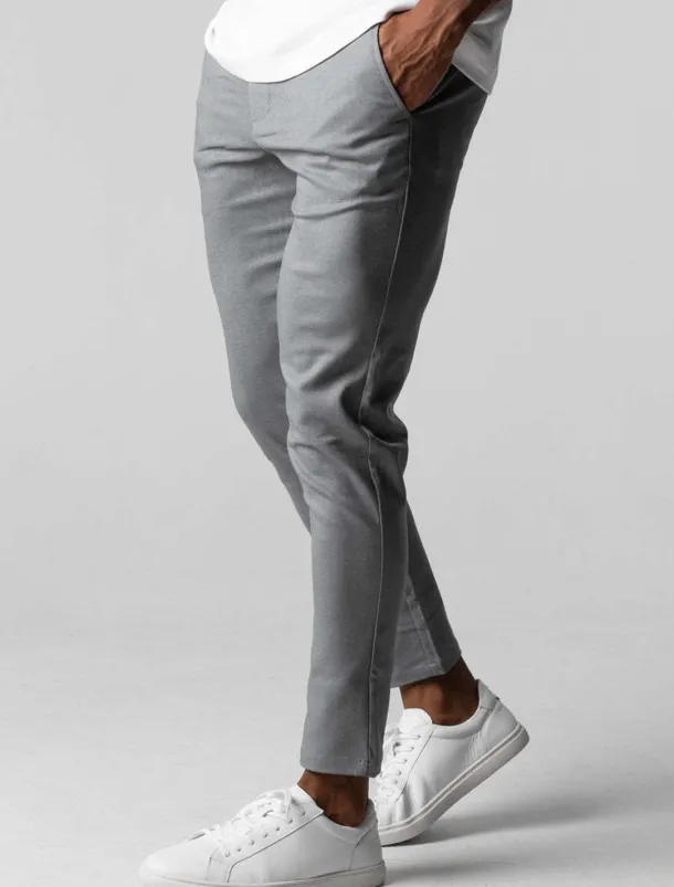 Men's Trousers Chinos Chino Pants Pocket Plain Comfort Breathable Outdoor Daily Going out Fashion Casual Black Dark Blue