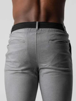 Men's Trousers Chinos Chino Pants Pocket Plain Comfort Breathable Outdoor Daily Going out Fashion Casual Black Dark Blue