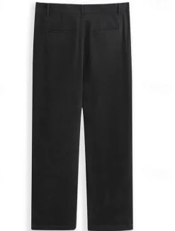 Men's Trousers Chinos Chino Pants Casual Pants Front Pocket Plain Comfort Soft Full Length Outdoor Casual Daily Fashion Streetwear Black White Micro-elastic