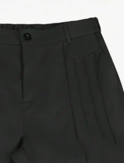 Men's Trousers Chinos Chino Pants Casual Pants Pocket Elastic Waist Pleats Plain Comfort Soft Full Length Outdoor Daily Going out Fashion Streetwear Black Blue Micro-elastic