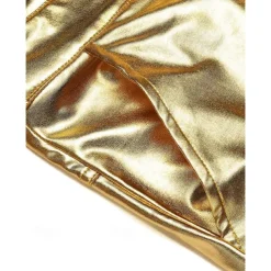 Men's Trousers Faux Leather Pants Casual Pants Front Pocket Plain Comfort Party Daily Holiday Fashion Glitters Silver Black