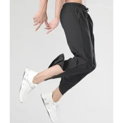 Men's Trousers Jogging Pants Sports Pants Training Pants Pocket Drawstring Elastic Waist Plain Comfort Sports Outdoor Daily Fashion Casual Black Royal Blue Micro-elastic