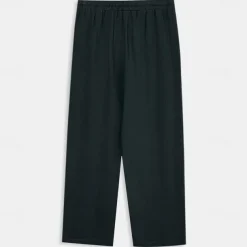 Men's Trousers Plain Full Length Casual Daily Cotton Linen Light Blue Micro-elastic