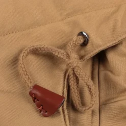 Men's Trucker Jacket Fleece Jacket Cargo Jacket Hoodie Jacket Vacation Daily Thermal Warm Pocket Fleece Fall & Winter Plain Fashion Streetwear Hooded Regular Black Brown Army Green Jacket