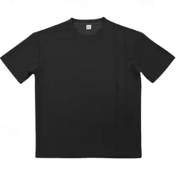 Men's T-shirt Suits 2 Pieces Outfits Tee & Shorts Short Sleeve Crew Neck Summer Plain Fashion Casual 2 Piece Vacation Daily Wear Going out Black White Royal Blue Top Tee for Men