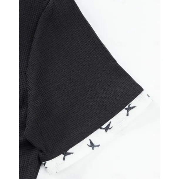 Men's T-shirt Suits Shirt and Pant Sets 2 Pieces Outfits Short Sleeve Lapel Summer Color Block Fashion Casual 2 Piece Vacation Daily Wear Going out Black White Wine Top Tee for Men