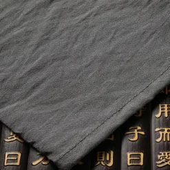 Men's T-shirt Suits Shirt and Pant Sets 2 Pieces Outfits Long Sleeve Standing Collar Spring & Fall Plain Fashion Chinese Style Casual 2 Piece Vacation Daily Wear Going out Black White Navy Blue Top