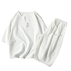 Men's T-shirt Suits Tracksuit Tennis Shirt Shorts and T Shirt Set Sports Designer Casual 2 Piece Black White Light Grey Top Tee for Men