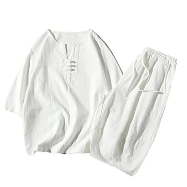 Men's T-shirt Suits Tracksuit Tennis Shirt Shorts and T Shirt Set Sports Designer Casual 2 Piece Black White Light Grey Top Tee for Men