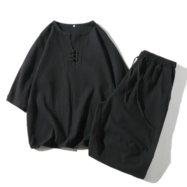 Men's T-shirt Suits Tracksuit Tennis Shirt Shorts and T Shirt Set Sports Designer Casual 2 Piece Black White Light Grey Top Tee for Men