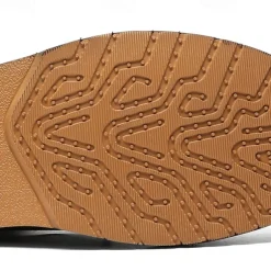 Men's Two-Tone Lace-Up Ankle Boots | Faux Leather and Suede Design for Casual and Outdoor Wear