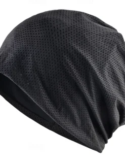Men's Unisex Beanie Hat Beanies Black Red Polyester Cozy Daily Wear Going out Solid / Plain Color Breathable