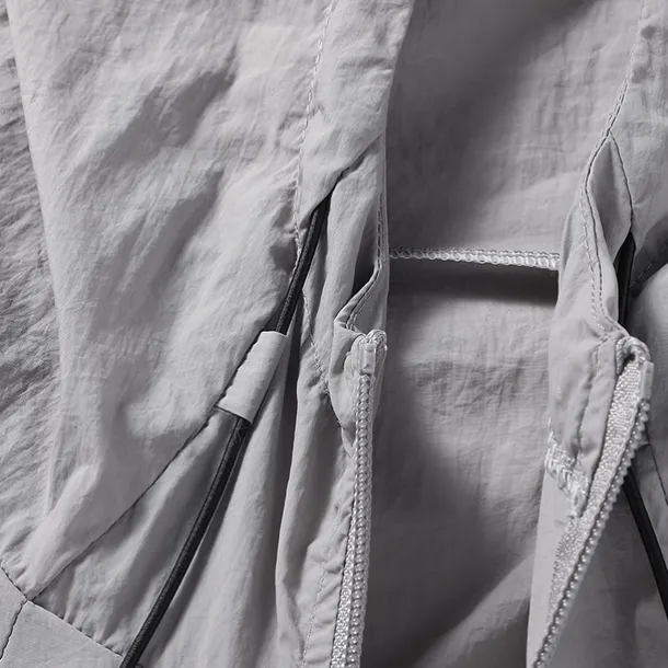 Men's UPF 50+ UV Sun Protection Zip Up Hoodie Long Sleeve Fishing Running Hiking Jacket Summer Outdoor Windproof Ultra Light (UL) Quick Dry Outerwear Coat Top Climbing Beach Yellow Blue Grey White