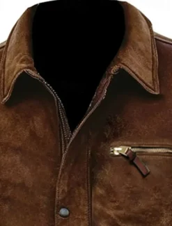 Men's Vest Gilet Outdoor Daily Vintage Casual Spring Fall Pocket Buttons Polyester Comfortable Plain Single Breasted One-button Lapel Regular Fit Brown Vest