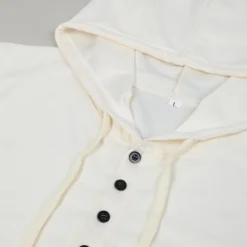 Men's Waffle Knit Tee Tee Top Short Sleeve Hooded Summer Solid Color Daily Casual Buttons Hooded Outdoor Street Causal White Gray Green Top Tee for Men